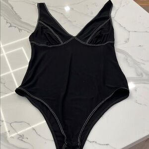 Elegant Black Women's Bodysuit
